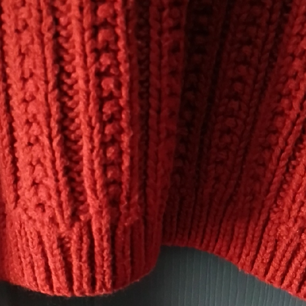 Universal Thread Burnt Red Crew Neck Sweater - image 3